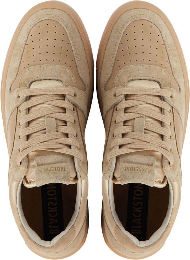 Blackstone XW41 HAZELNUT LOW SNEAKER Vrouw Beige