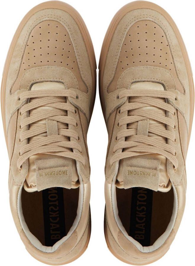 Blackstone XW41 HAZELNUT LOW SNEAKER Vrouw Beige