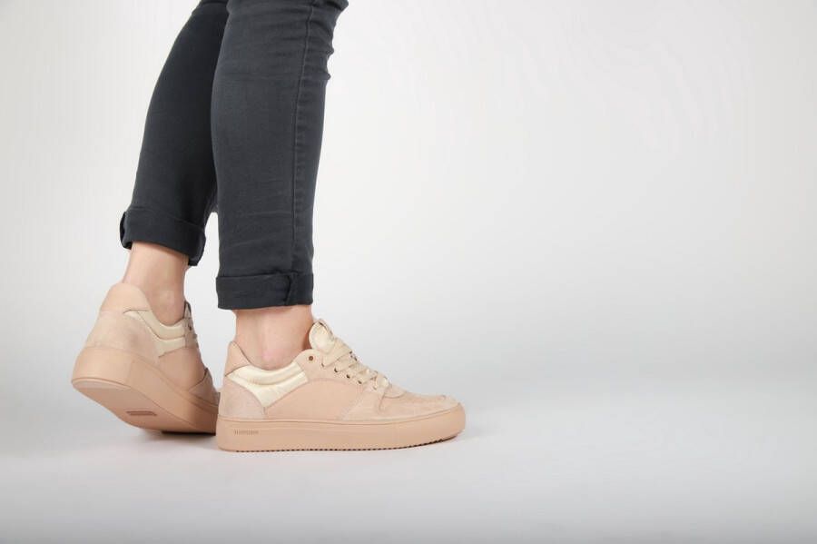 Blackstone XW41 HAZELNUT LOW SNEAKER Vrouw Beige