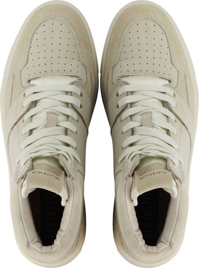 Blackstone XW42 BEIGE HIGH TOP SNEAKER Vrouw Beige