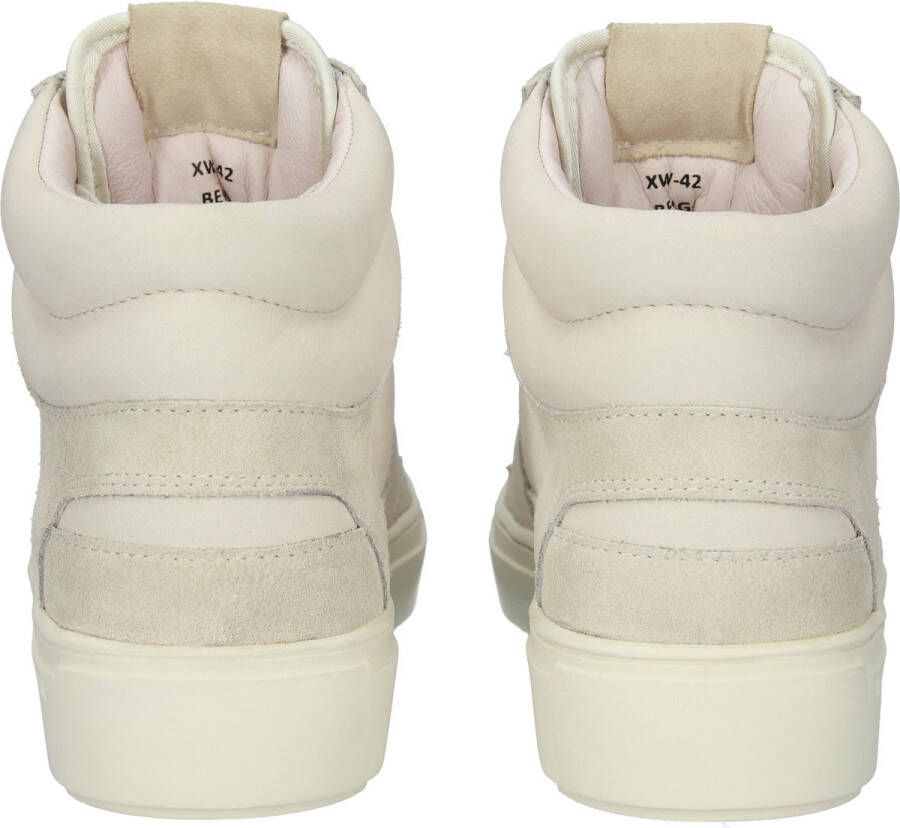 Blackstone XW42 BEIGE HIGH TOP SNEAKER Vrouw Beige