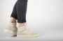 Blackstone XW42 BEIGE HIGH TOP SNEAKER Vrouw Beige - Thumbnail 11