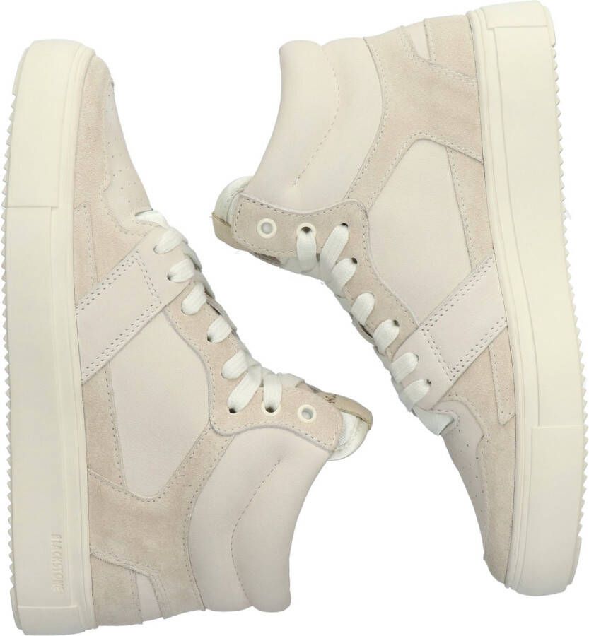 Blackstone XW42 BEIGE HIGH TOP SNEAKER Vrouw Beige