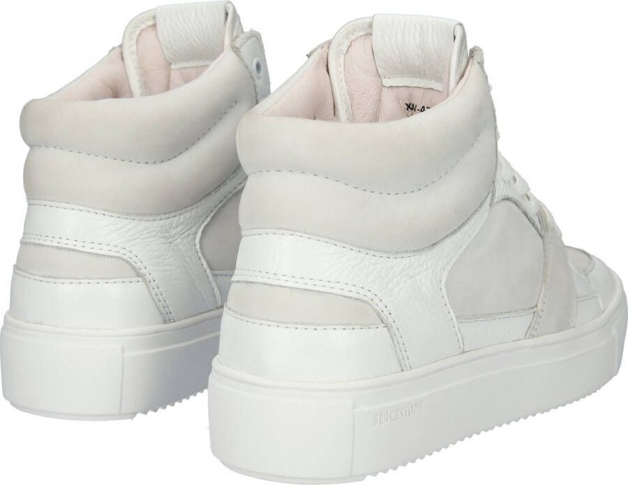 Blackstone XW42 WHITE HIGH TOP SNEAKER Vrouw White