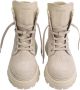 B.l.a.h Footwear Maria Veterboots Laarzen Met Veters Dames Beige - Thumbnail 14