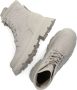 B.l.a.h Footwear Maria Veterboots Laarzen Met Veters Dames Beige - Thumbnail 7