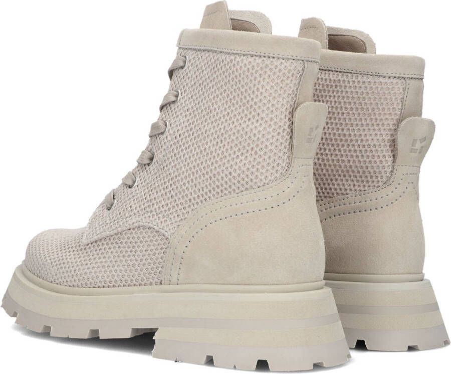 B.L.A.H. Maria Veterboots Laarzen Met Veters Dames Beige
