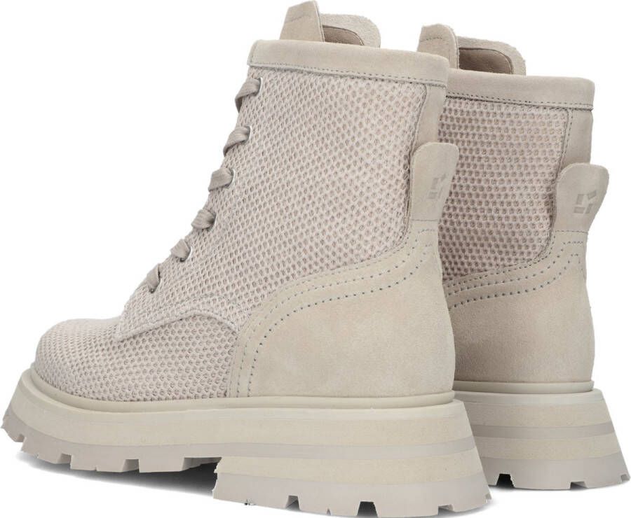 B.L.A.H. Maria Veterboots Laarzen Met Veters Dames Beige