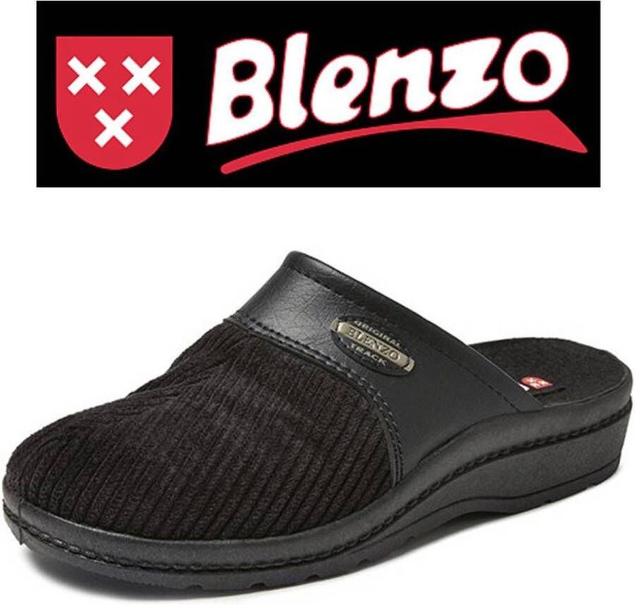 Blenzo 6856 Zwart Pantoffels Heren - Foto 3