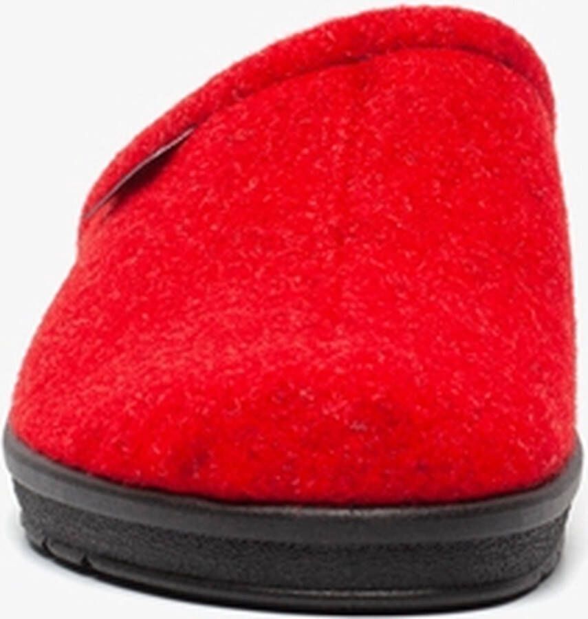 blenzo dames pantoffels Rood Sloffen