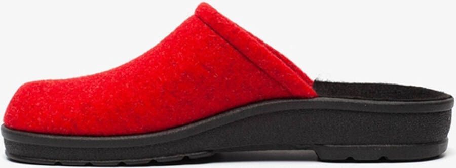 blenzo dames pantoffels Rood Sloffen