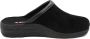 Blenzo Heren Pantoffels 7864 Corduroy Muil Zwart - Thumbnail 4
