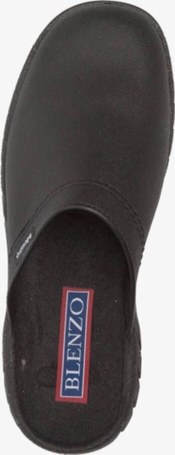 blenzo heren pantoffels Zwart