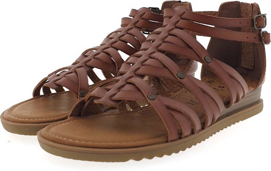 Blowfish BF9437 BLOOMY Volwassenen Platte sandalen Cognac