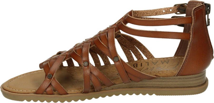 Blowfish BF9437 BLOOMY Volwassenen Platte sandalen Cognac