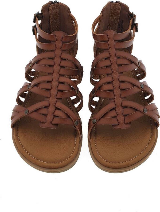 Blowfish BF9437 BLOOMY Volwassenen Platte sandalen Cognac