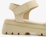 Blue Box dames sandalen met plateauzool beige - Thumbnail 5