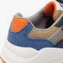 BLUE BOX jongens sneakers met blauw oranje details Blauw - Thumbnail 4