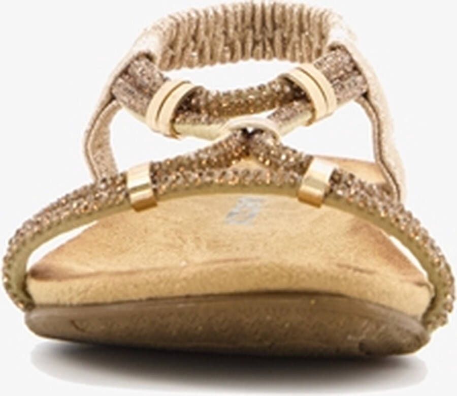 Blue Box meisjes sandalen goud met glitter - Foto 2