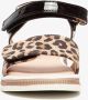 BLUE BOX meisjes sandalen met luipaardprint Bruin - Thumbnail 6