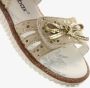 Blue Box meisjes sandalen met stippen goud - Thumbnail 5
