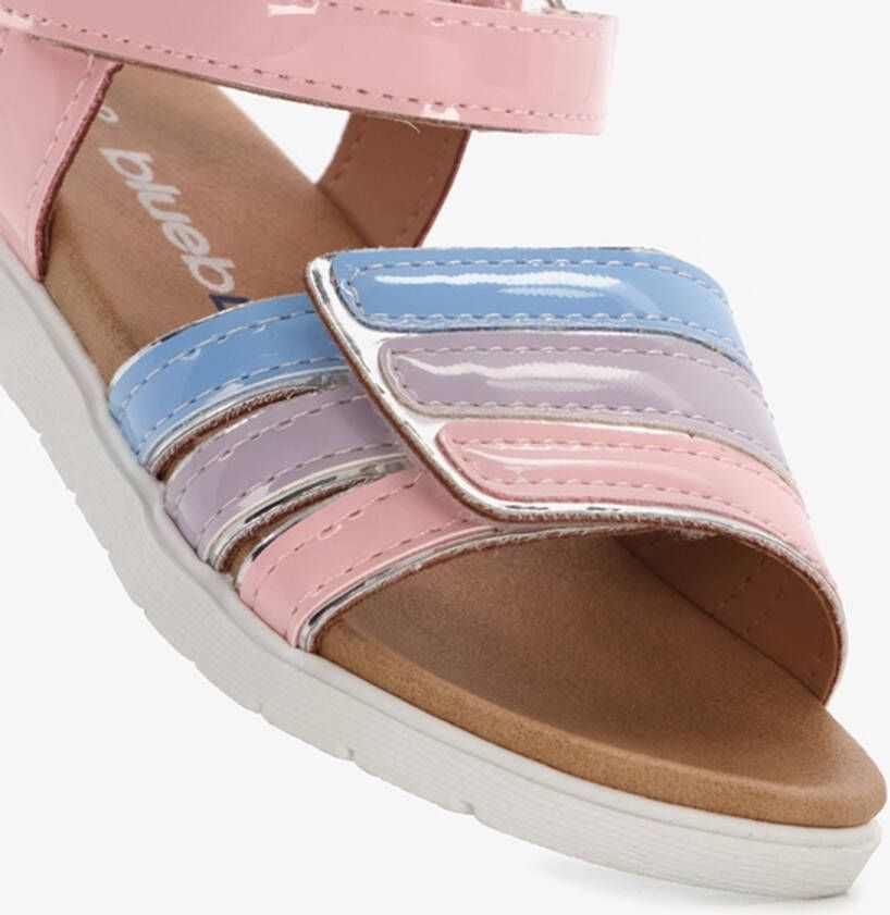 BLUE BOX meisjes sandalen roze met blauwe details