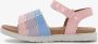 Blue Box meisjes sandalen roze met blauwe details - Thumbnail 7