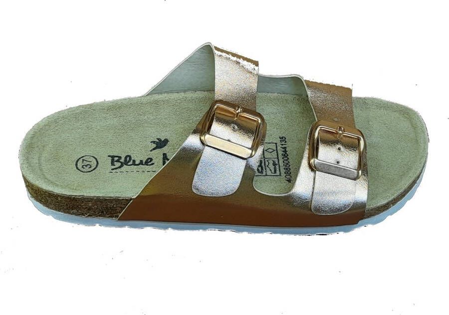 blue emotion Blue Motion dames slippers model 2 goud