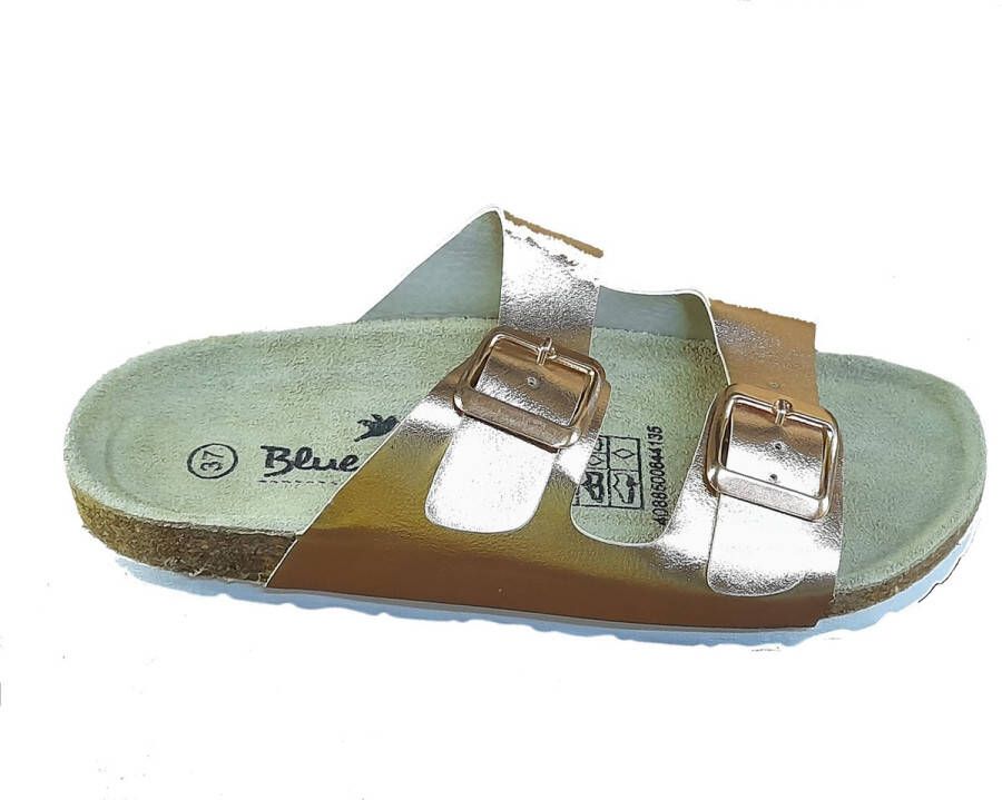 blue emotion Blue Motion dames slippers model 2 goud