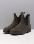 Blundstone Chelsea Laarzen Loop in Stijl met Dark Olive Breast Beatle El Side Boot Input Crust Groen Unisex - Thumbnail 13