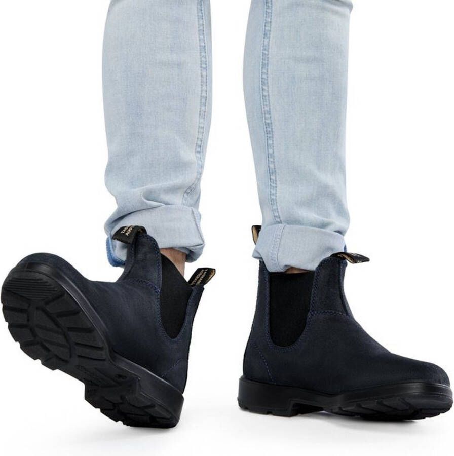 Blundstone Verhoog je stijl met marineblauwe en zwarte Chelsea-laarzen Zwart - Foto 3
