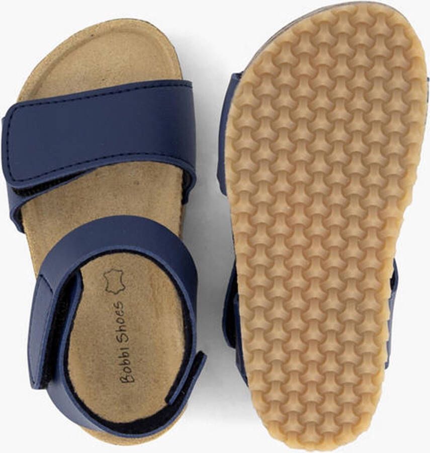 bobbi shoes Blauwe sandaal klittenband