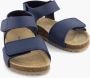 Bobbi shoes Blauwe sandaal klittenband - Thumbnail 5
