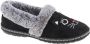 Bobs Skechers Too Cozy-Meow Pajama 33355-BLK Vrouwen Zwart Pantoffels - Thumbnail 7