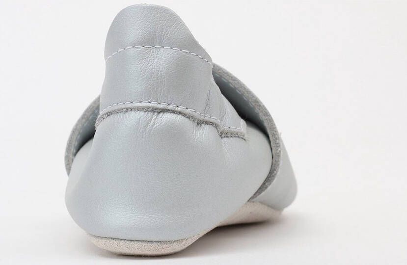 Bobux Babyslofjes Soft Soles Silver Hop Large