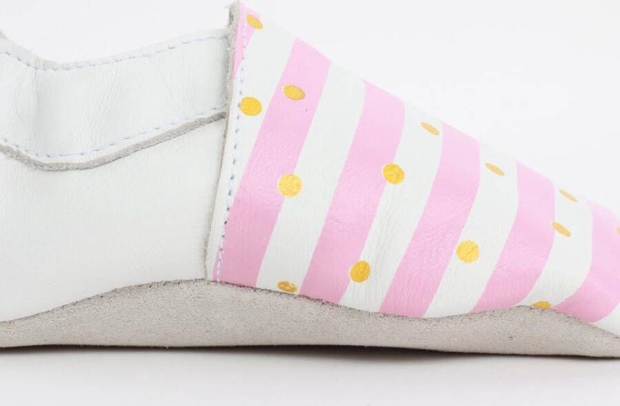 Bobux babyslofjes spots and stripes pink - Foto 9