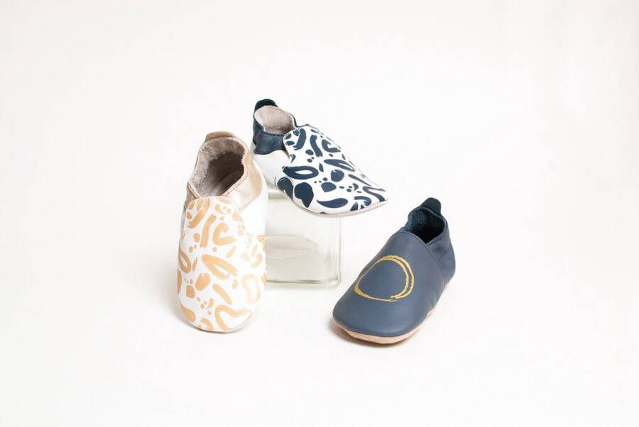 Bobux babyslofjes white giraffe loafer print - Foto 2