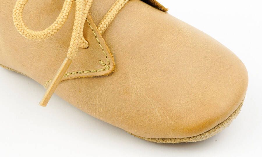 Bobux Soft Soles Baby Slofjes Leer Desert Lace Caramel