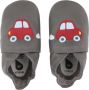 Bobux Soft Soles Baby Slofjes Leer Grey Orange Racing Car - Thumbnail 1
