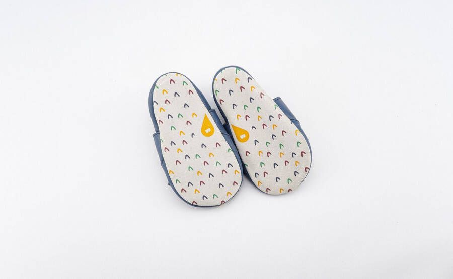 Bobux Soft Soles Baby Slofjes Leer Gruff Navy