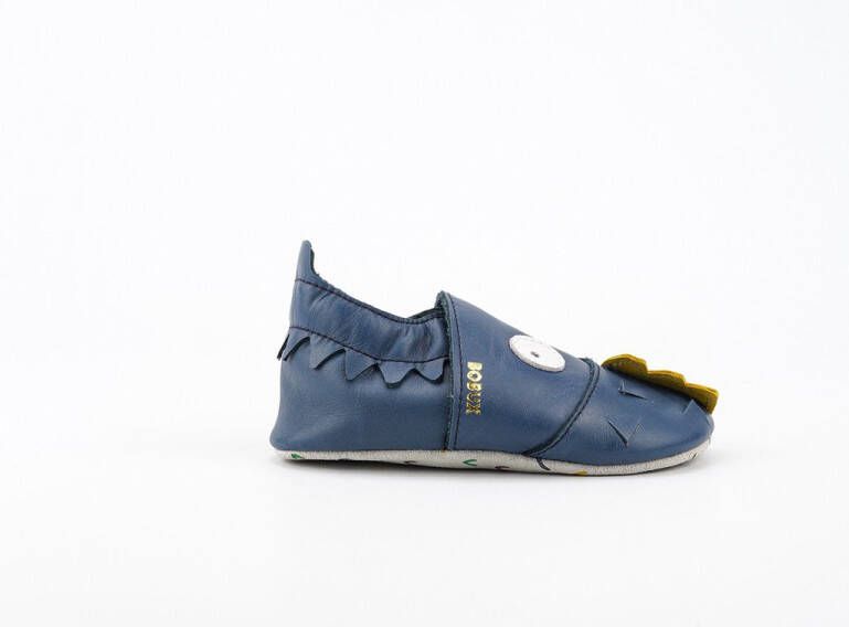 Bobux Soft Soles Baby Slofjes Leer Gruff Navy