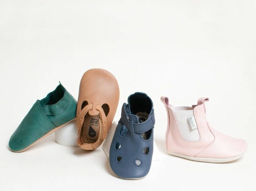 Bobux Soft Soles Baby Slofjes Leer Jelly Blossom Pearl - Foto 2