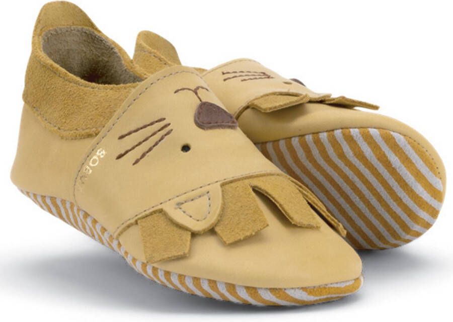 Bobux Soft Soles Lederen Babyslofjes Leo Maple - Foto 4