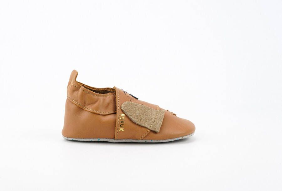 Bobux Soft Soles Lederen Babyslofjes Little Pup Caramel - Foto 6