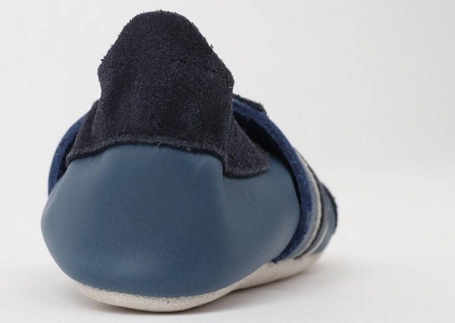 Bobux Soft Soles Baby Slofjes Leer Sport Shoe Blue