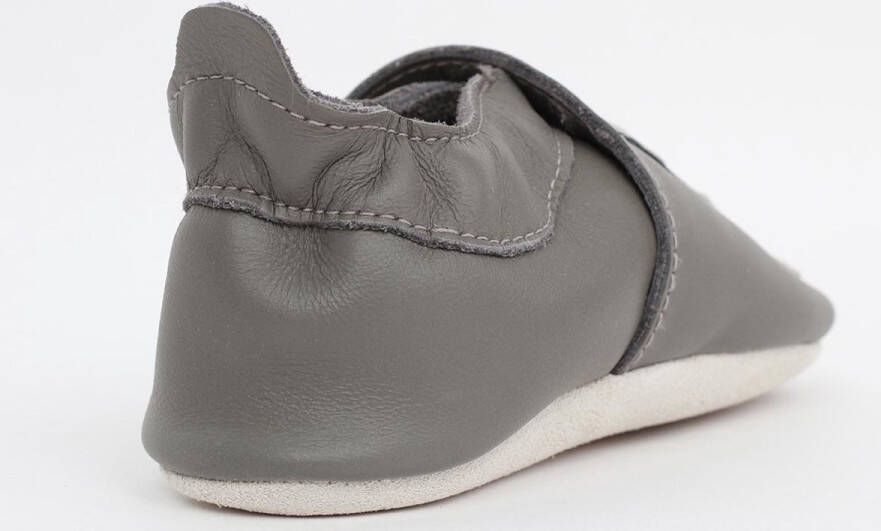 Bobux Soft Soles Baby Slofjes Leer Zebra Grey