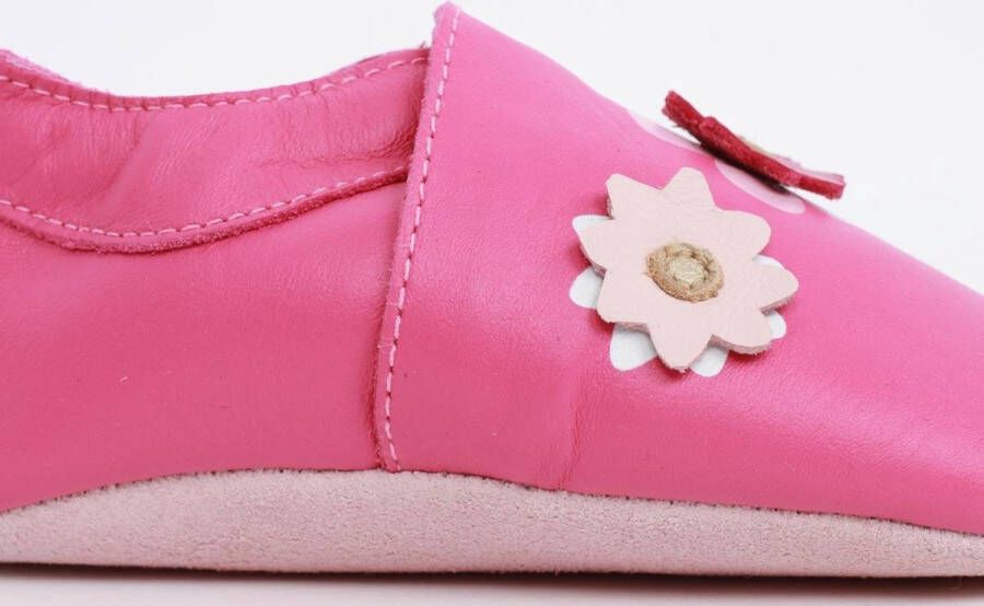 Bobux Soft Soles Flowers pink Babyslofjes - Foto 5