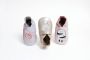Bobux Soft Soles Gold & white giraffe loafer Babyslofjes - Thumbnail 3