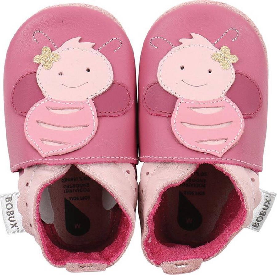 Bobux Soft Soles Pink Bee