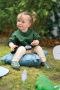 Bobux Soft Soles Baby Slofjes Leer Snap Olive - Thumbnail 5